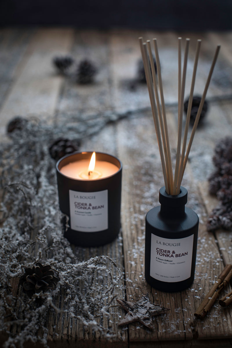 Cider & Tonka Bean Candle and Diffuser