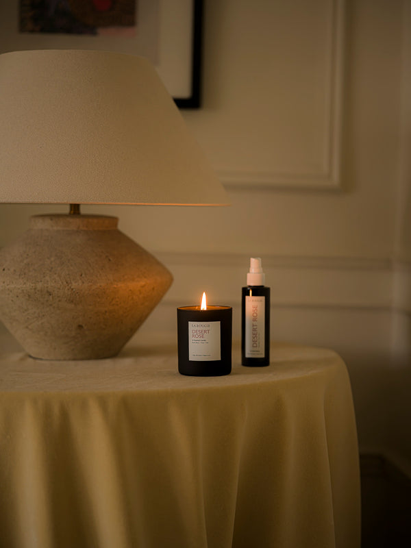 Desert Rose Candle and Linen Spray