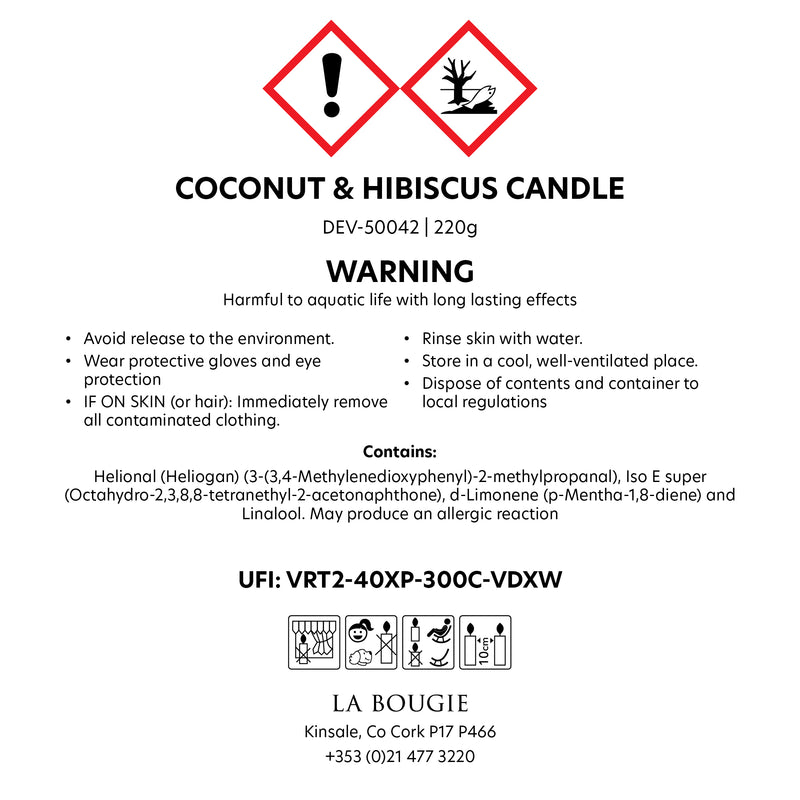 Coconut & Hibiscus Candle