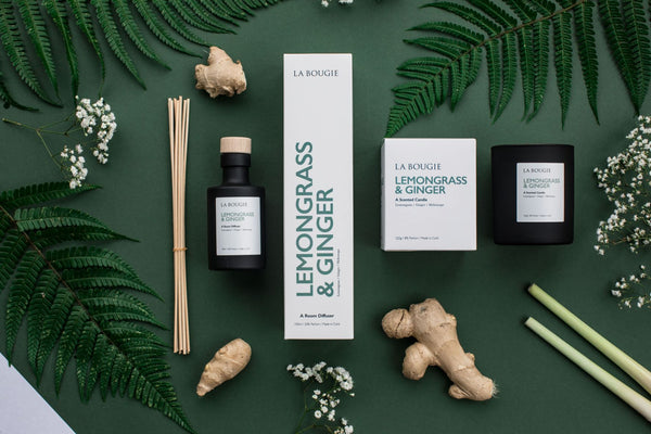 Lemongrass & Ginger Candle and Diffuser